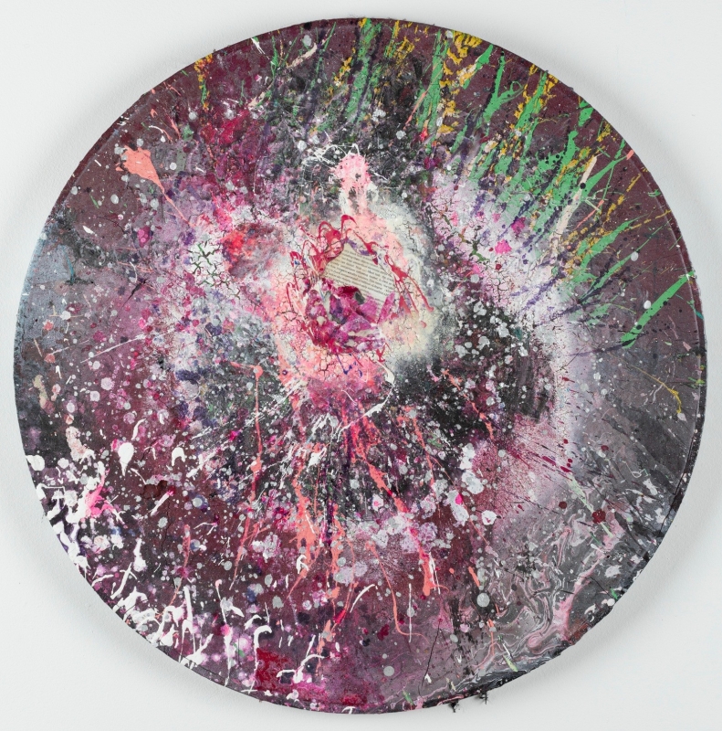 Inflowing matter by artist Jason Steinberg